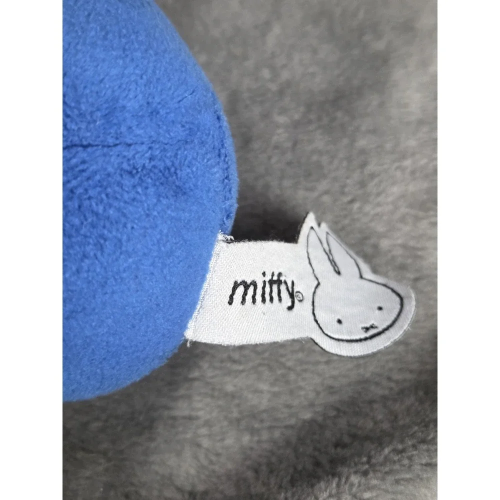 Miffy Classic Blue Shirt Plush Stuffed Animal - 12